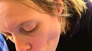 A Smoke And Cum Swallowing Blowjob!