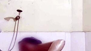 whatsapp video call turns steamy shower fuck frenzy