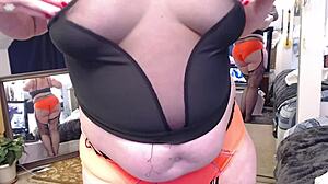 236 TITTIES flash EARLY MORNING to NIGHT mirror tease dawnskye1962