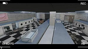 met fine ass ebony queen at laundromat fucked hard