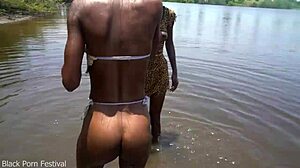 skinny black girl rides tribe cock like insatiable sextoy slut