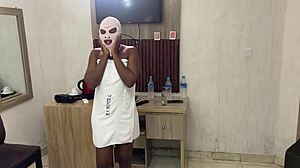 Sexy Ebony Screams Moans Farts Anal Rimjob Buttplug Hotel Hardcore Fuck