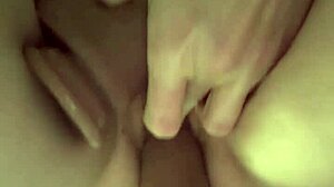 Rubbing Fat Cock Between Juicy Lips