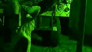 Petite Arab Teen Caught Sneaking Army Base Uniform