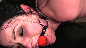 huge ass slave takes brutal anal training deep in the dungeon