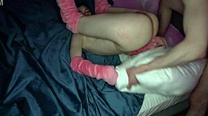 Slim Petite Luna Lynx Endures Intense Anal Fuck Gape Ass To Mouth Cum