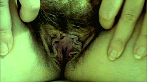 Italian mature spreads hairy cunt lips slow motion piss show for you