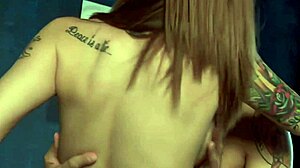 shy 18+ guy gets persuaded to pound her shaved pussy doggystyle