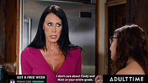 wanna see milf reagan foxx spank naughty pawg leana lovings till tribbing orgasm?