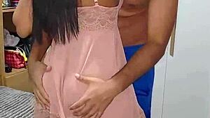 Teased the handyman my husband hired and he fucked my ass in front of cuckold!