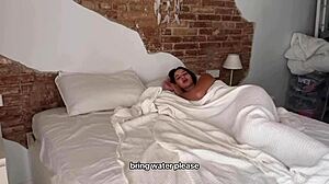 Step sis creampies on sick day with rough missionary riding