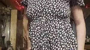 Λατίνα MILF Μεγάλος Κώλος Μητριά Χαστουκίζεται Άγρια Homemade POV