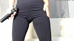 Big Ass Pinay Latina Wife Camel Toe Pussy Masturbation In Leggings 4K