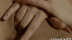 solo teen fingers tight pussy intriguing dildo tease