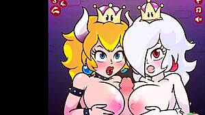 Bowsette And Boosalina Take Massive Facials In Super Hot Pov Action!