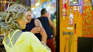 tattoo artist pornstar endures hard anal ass to mouth and facial cumshot