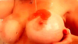 sara jay teases bubble ass soapy curves big tits milf