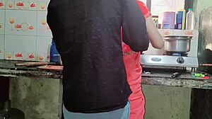 bhabhi what you doing in kitchen i wanna fuck you will you let me aunt homemade indian anal