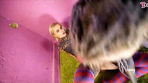 tattooed goth girls strap on fuck sloppy wet pussies wild