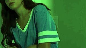 Best Stepfathers Day Gift from Eager Young Brunette