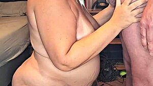 Preggo Wife's Hungry Passion Sucking Monster Cock