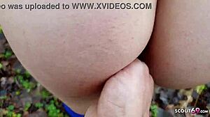 Reife Deutsche Joggerin Park Fick Nach Anquatschen