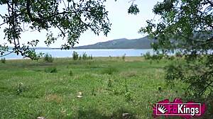 Amanda luxor's curvy cuban body lures public pickups for rough outdoor missionary quickies