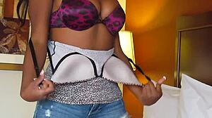 Babysitter Teases Panties Gets Clothes Ripped Off Striptease