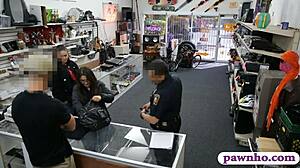 two shoplifters caught and pounded by pawn guy 👀😈