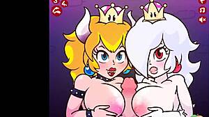 Bowsette And Boosalina Take Massive Facials In Super Hot Pov Action!