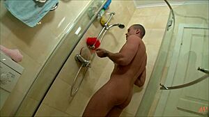 Skinny Girlfriend Bent Over Doggystyle Fingering Wet Pussy Bathroom