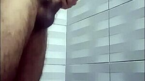 tucacheritocacheron jerks monster cock in shower waiting for hot neighbor milk explosion