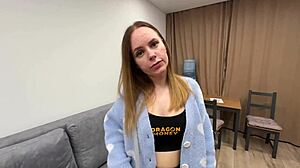 landlord's contract turns me into homemade milf sex toy