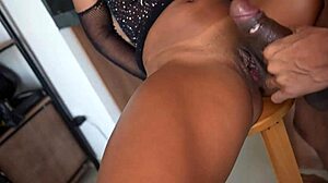 bbc drills ebony's fat ass wide open damn 😈🍑