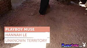 athletic asian milf hannah le hoses naked body outdoors