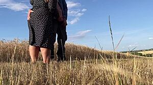 Mature mother-in-law dress flashes legs milks son-in-law cum secretly