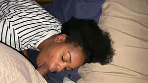 Sexy couple rolls around tangled in sheets exploring every inch playfully