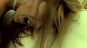 ebony slut's huge tits bounce tight ass rammed hard