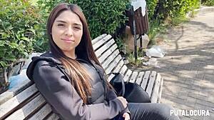 torbe catches busty peruvian teen michi and she blows him hard