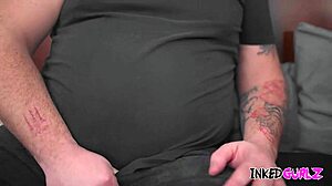 tattooed milf takes anal pounding from stepson rough and tight