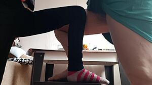 me n this middle aged lady... we just masturbate on chairs together, oops skirt up!