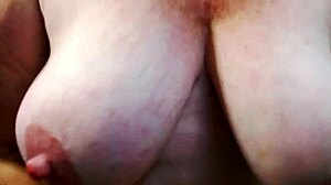 i strut in pretty pink panties then finger my hairy pussy to big orgasm!