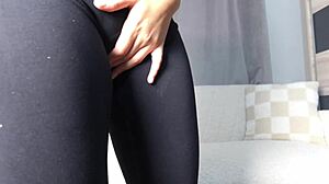 Big Ass Pinay Latina Wife Camel Toe Pussy Masturbation In Leggings 4K