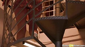 Blonde With Big Tits Craves That Black Monster Cock Deepthroat Challenge