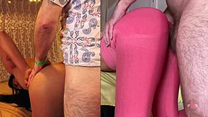 Split Screen Filipina Doggystyle Creampie Amateur Compilation