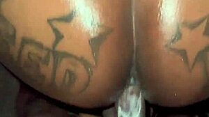 yo nasty ebony slut wanna eat this creampie nut bareback?