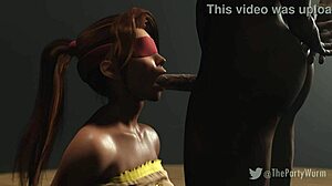 jessie blindfolded for that deep missionary cum facial