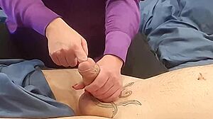 Stepmom fingers urethra deeper and deeper