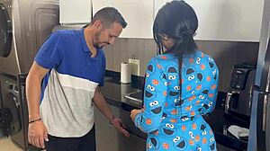 Plumber Fucks Me Hard In Pajamas Hubby Ignores!