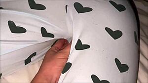 Blonde Best Friend's Shaved Pussy Rub to Shaking Orgasm